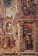 CRIVELLI, Carlo Annunciation with St Emidius fg oil painting on canvas